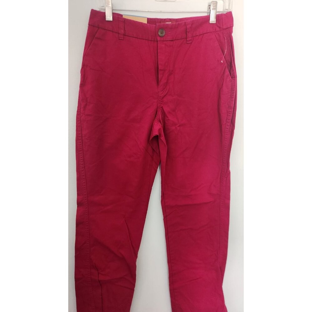 Merona Pants Just Below the Waist Relaxed Hip Dark Pink Womens Size 4 NEW NWT - Picture 4 of 9